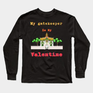 Gatekeeper Security Tee: Stay Safe and Stylish this Valentine's Day Long Sleeve T-Shirt